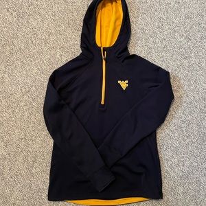 Womens WVU long sleeved half zip